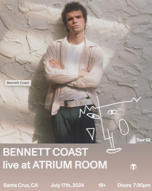 LIVE IN THE ATRIUM COAST WHERE ARE YOU GOING? TOUR 02 Event Santa Cruz