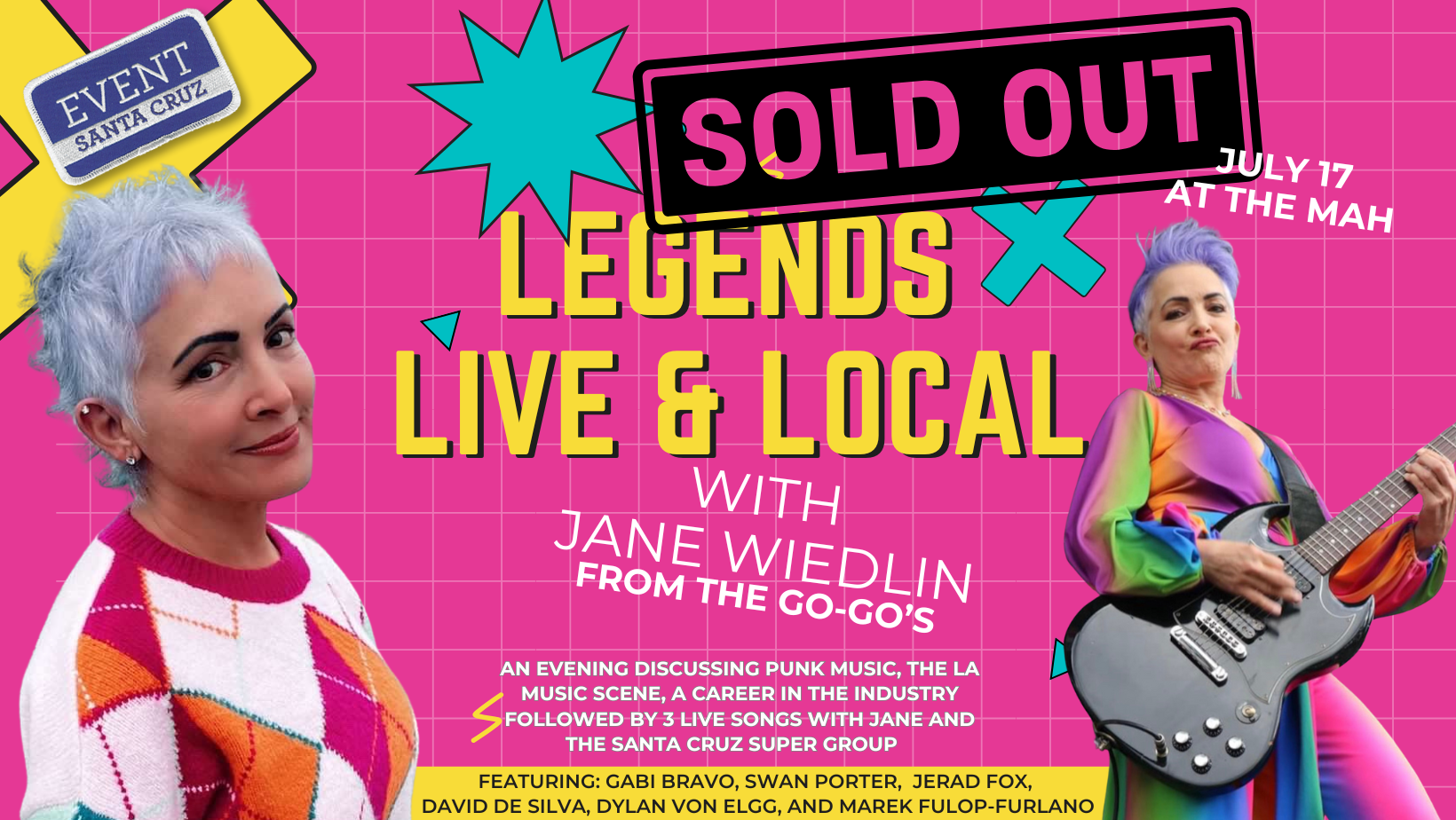 Legends Live & Local: With Jane Wiedlin From The Go-Go’s
