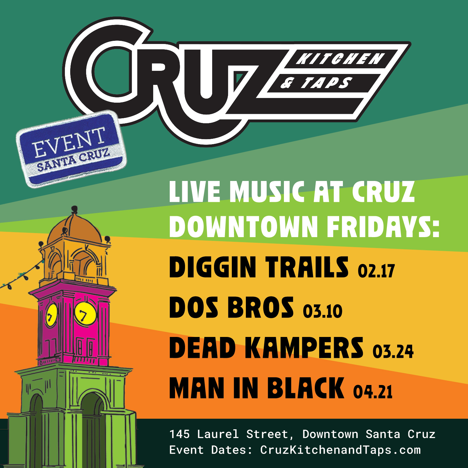 Dead Kampers at Cruz Kitchen & Taps