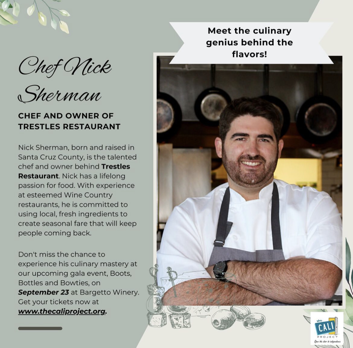 Boots, Bottles & Bow Ties benefit – Live Music, Food & Wine Pairing with Famous Local Chefs!