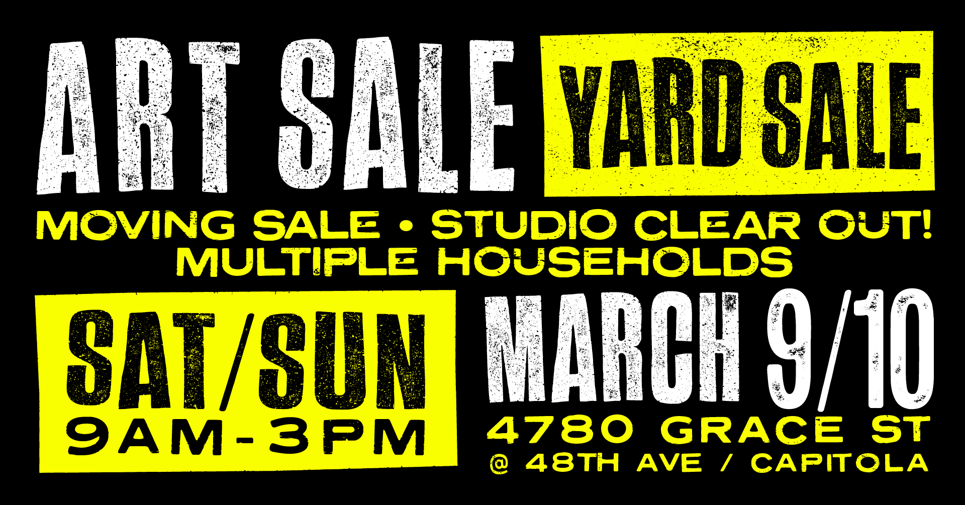 Art Sale / Studio Sale all weekend in Capitola